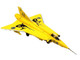 Saab J35J Draken Fighter Aircraft 43 10 3 Johan Gul Squadron 10 Wing Final Flight Livery 1997 Swedish Air Force 1/72 Diecast Model Airplane Aviation 72 AV72-41009