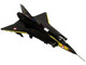 Saab Draken Fighter Aircraft 21 Draken 45th Anniversary Dragon Knights Retirement Livery 2005 Austrian Air Force 1/72 Diecast Model Airplane Aviation 72 AV72-41010