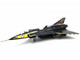 Saab Draken Fighter Aircraft 21 Draken 45th Anniversary Dragon Knights Retirement Livery 2005 Austrian Air Force 1/72 Diecast Model Airplane Aviation 72 AV72-41010