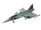 Saab JAS 39A Gripen Fighter Aircraft 17 Wing 60th Anniversary Livery Ronneby Air Show 2004 Swedish Air Force 1/72 Diecast Model Airplane Aviation 72 AV72-43006