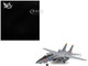 Grumman F 14D Tomcat Aircraft VF 2 Bounty Hunters USS Constellation 1990s United States Navy 1/100 Diecast Model Airplane FS034A