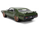 1972 Plymouth GTX Green Metallic with Matt Black Hood and Gold Stripes Bigtime Muscle Series 1/24 Diecast Model Car Jada 36617