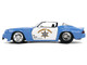 1979 Chevrolet Camaro Z28 Police Highway Drag Blue and White Bigtime Muscle Series 1/24 Diecast Model Car Jada 36626
