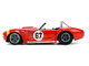 1965 Shelby Cobra 427 S C #67 Red with Yellow Stripe Bigtime Muscle Series 1/24 Diecast Model Car Jada 36629