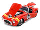 1965 Shelby Cobra 427 S C #67 Red with Yellow Stripe Bigtime Muscle Series 1/24 Diecast Model Car Jada 36629