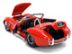 1965 Shelby Cobra 427 S C #67 Red with Yellow Stripe Bigtime Muscle Series 1/24 Diecast Model Car Jada 36629