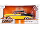 1956 Chevrolet Bel Air Yellow and Black Bigtime Muscle Series 1/24 Diecast Model Car Jada 36648