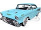 1957 Chevrolet Bel Air Light Blue Timeless Legends Series 1/24 Diecast Model Car Motormax 73228LBL