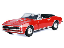 1967 Chevrolet Camaro SS Convertible Burgundy 1/24 Diecast Model Car Motormax 73301R