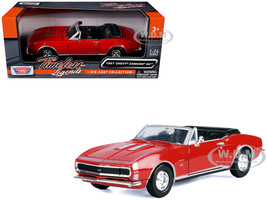 1967 Chevrolet Camaro SS Convertible Burgundy 1/24 Diecast Model Car Motormax 73301R