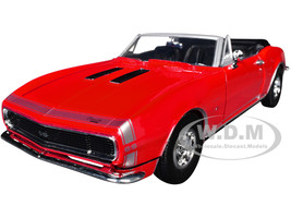 1967 Chevrolet Camaro SS Convertible Burgundy 1/24 Diecast Model Car Motormax 73301R
