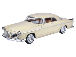 1955 Chrysler C300 Cream Timeless Legends Series 1/24 Diecast Model Car Motormax 73302CRM