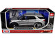 2022 Ford Police Interceptor Utility Unmarked Silver Metallic Builder s Kit Law Enforcement and Public Service Series 1/24 Diecast Model Car Motormax 76988S-BB