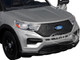 2022 Ford Police Interceptor Utility Unmarked Silver Metallic Builder s Kit Law Enforcement and Public Service Series 1/24 Diecast Model Car Motormax 76988S-BB