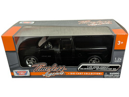 2006 Chevrolet Silverado Intimidator SS Pickup Truck Black Timeless Legends Series 1/25 Diecast Model Car Motormax 79395BK