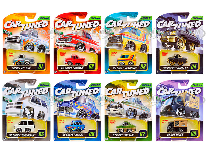 Mainline 2026 Series 9 Set of 8 Pieces Diecast Model Cars CarTuned 592631-XX8