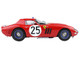 Ferrari 250 GTO #25 Innes Ireland Tony Maggs 24 Hours of Le Mans 1964 with DISPLAY CASE Limited Edition to 200 pieces Worldwide 1/18 Model Car BBR BBR1846D
