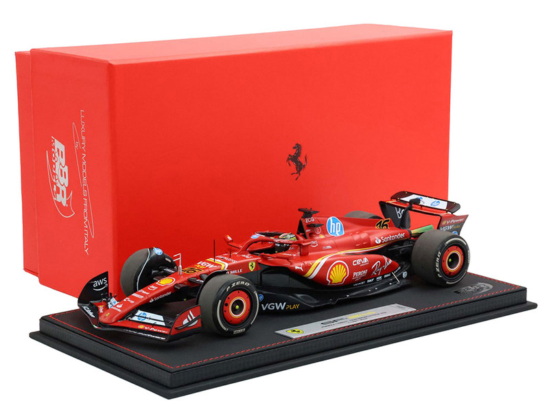 Ferrari SF 24 #16 Charles Leclerc Winner Formula One F1 Italian GP 2024 Limited Edition to 350 pieces Worldwide 1/18 Diecast Model Car BBR BBR241816DDIE