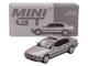 BMW 750IL Aspen Silver Metallic with Sun Roof Limited Edition 1/64 Diecast Model Car Mini GT MGT00792