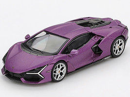 Lamborghini Revuelto Viola 30th Matt Purple Metallic Limited Edition 1/64 Diecast Model Car Mini GT MGT01121