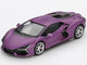 Lamborghini Revuelto Viola 30th Matt Purple Metallic Limited Edition 1/64 Diecast Model Car Mini GT MGT01121