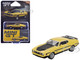 Ford Mustang Mach 1 Grabber Yellow with Black Hood and Stripes Limited Edition 1/64 Diecast Model Car Mini GT MGT01139