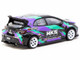 Toyota GR Corolla RHD Right Hand Drive HKS Black with Graphics Global64 Series 1/64 Diecast Model Tarmac Works T64G-066-HKS