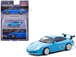 Porsche 911 GT3 996 Light Blue Global64 Series 1/64 Diecast Model Tarmac Works T64G-069-BL