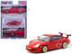 Porsche 911 GT3 996 Red Global64 Series 1/64 Diecast Model Tarmac Works T64G-069-RE
