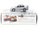 Mitsubishi Lancer Evolution IV Silver Metallic with Tarmac Cards Global64 Series 1/64 Diecast Model Tarmac Works T64G-076-SL