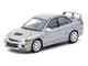 Mitsubishi Lancer Evolution IV Silver Metallic with Tarmac Cards Global64 Series 1/64 Diecast Model Tarmac Works T64G-076-SL