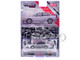 Mitsubishi Lancer Evolution IV Silver Metallic with Tarmac Cards Global64 Series 1/64 Diecast Model Tarmac Works T64G-076-SL