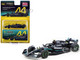 Mercedes AMG F1 W14 E Performance #44 Lewis Hamilton Formula One F1 Monaco GP 2023 Global64 Series 1/64 Diecast Model Car Tarmac Works T64G-F064-LH2