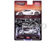 Koenigsegg CC850 White with Tarmac Cards Global64 Series 1/64 Diecast Model Tarmac Works T64G-TL051-WH