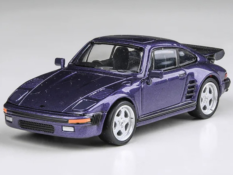 1986 RUF BTR Slantnose Prussian Blue Metallic 1/64 Diecast Model Car Paragon Models PA-55548