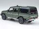2014 Toyota Land Cruiser LC 79 with Camper Shell Military Green 1/64 Diecast Model Car Paragon Models PA-55686