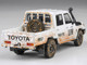 2014 Toyota Land Cruiser LC 79 Pickup Truck UN MINUSCA White Dirty Version 1/64 Diecast Model Car Paragon Models PA-55687