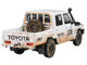 2014 Toyota Land Cruiser LC 79 Pickup Truck UN MINUSCA White Dirty Version 1/64 Diecast Model Car Paragon Models PA-55687