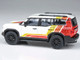 2024 Toyota Land Cruiser 250 Prado White with TRD Stripes 1/64 Diecast Model Car Paragon Models PA-55747