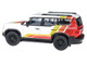 2024 Toyota Land Cruiser 250 Prado White with TRD Stripes 1/64 Diecast Model Car Paragon Models PA-55747