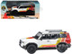 2024 Toyota Land Cruiser 250 Prado White with TRD Stripes 1/64 Diecast Model Car Paragon Models PA-55747
