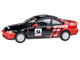 1995 Honda Civic Coupe EJ1 #94 Autocross ADVAN Black and Red 1/64 Diecast Model Car Paragon Models PA-55767