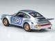 Porsche 911 Carrera RSR 3 0 Martini Racing Silver Metallic with Stripes 1/64 Diecast Model Car Paragon Models PA-55794