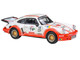 Porsche 911 Carrera RSR 3 0 #74 Aurora Racing White with Red Stripes 1/64 Diecast Model Car Paragon Models PA-55798