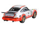 Porsche 911 Carrera RSR 3 0 #74 Aurora Racing White with Red Stripes 1/64 Diecast Model Car Paragon Models PA-55798