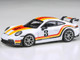 2025 Porsche 911 GT3 992 2 #3 Andial Livery White with Stripes 1/64 Diecast Model Car Paragon Models PA-55876