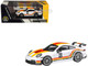 2025 Porsche 911 GT3 992 2 #3 Andial Livery White with Stripes 1/64 Diecast Model Car Paragon Models PA-55876