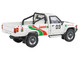 Toyota Hilux Pickup Truck #D3 Castrol White with Graphics Rustenburg 400 Rally 1995 1/64 Diecast Model Car Paragon Models PA-65528
