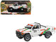 Toyota Hilux Pickup Truck #D3 Castrol White with Graphics Rustenburg 400 Rally 1995 1/64 Diecast Model Car Paragon Models PA-65528