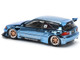 Pandem Civic EG6 RHD Right Hand Drive Blue Chrome 1/64 Diecast Model Car Pop Race PR640206